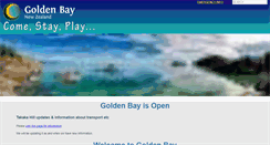 Desktop Screenshot of goldenbaynz.co.nz